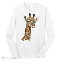 Love Giraffes Wo Giraffe Lovers Long Sleeve Shirt thumb 0