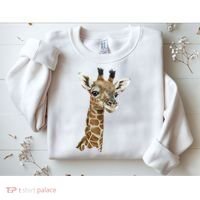 Love Giraffes Wo Giraffe Lovers Sweatshirt thumb 2