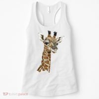 Love Giraffes Wo Giraffe Lovers Women's Tank Top thumb 0