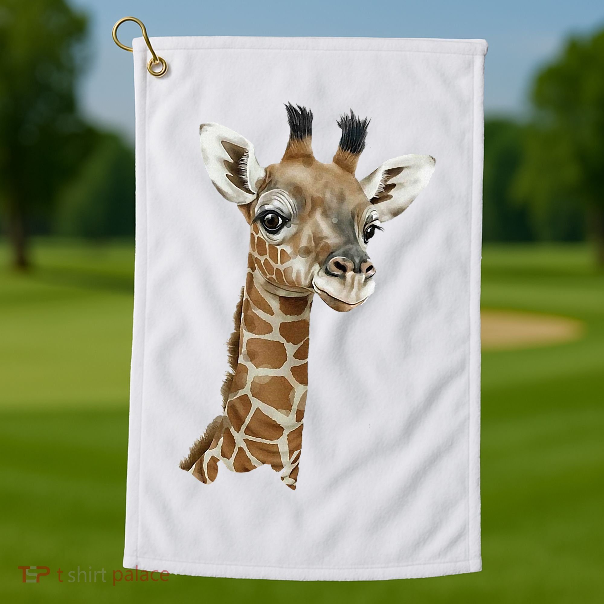 Love Giraffes Wo Giraffe Lovers Golf Towel