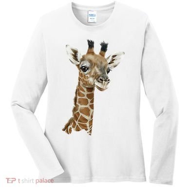 Love Giraffes Wo Giraffe Lovers Women's Long Sleeve Shirt