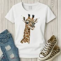 Love Giraffes Wo Giraffe Lovers Women's T-Shirt thumb 3