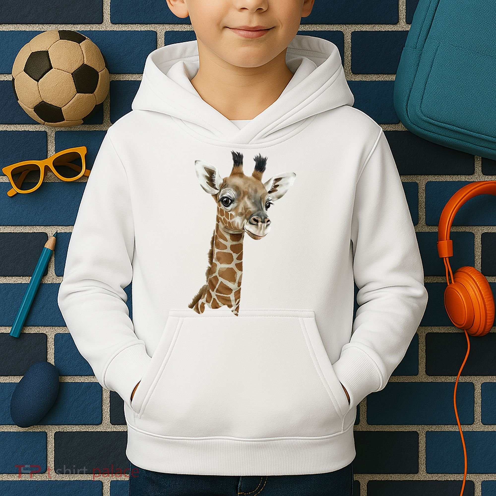 Love Giraffes Wo Giraffe Lovers Kids Hoodie