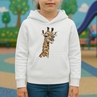 Love Giraffes Wo Giraffe Lovers Kids Hoodie thumb 3