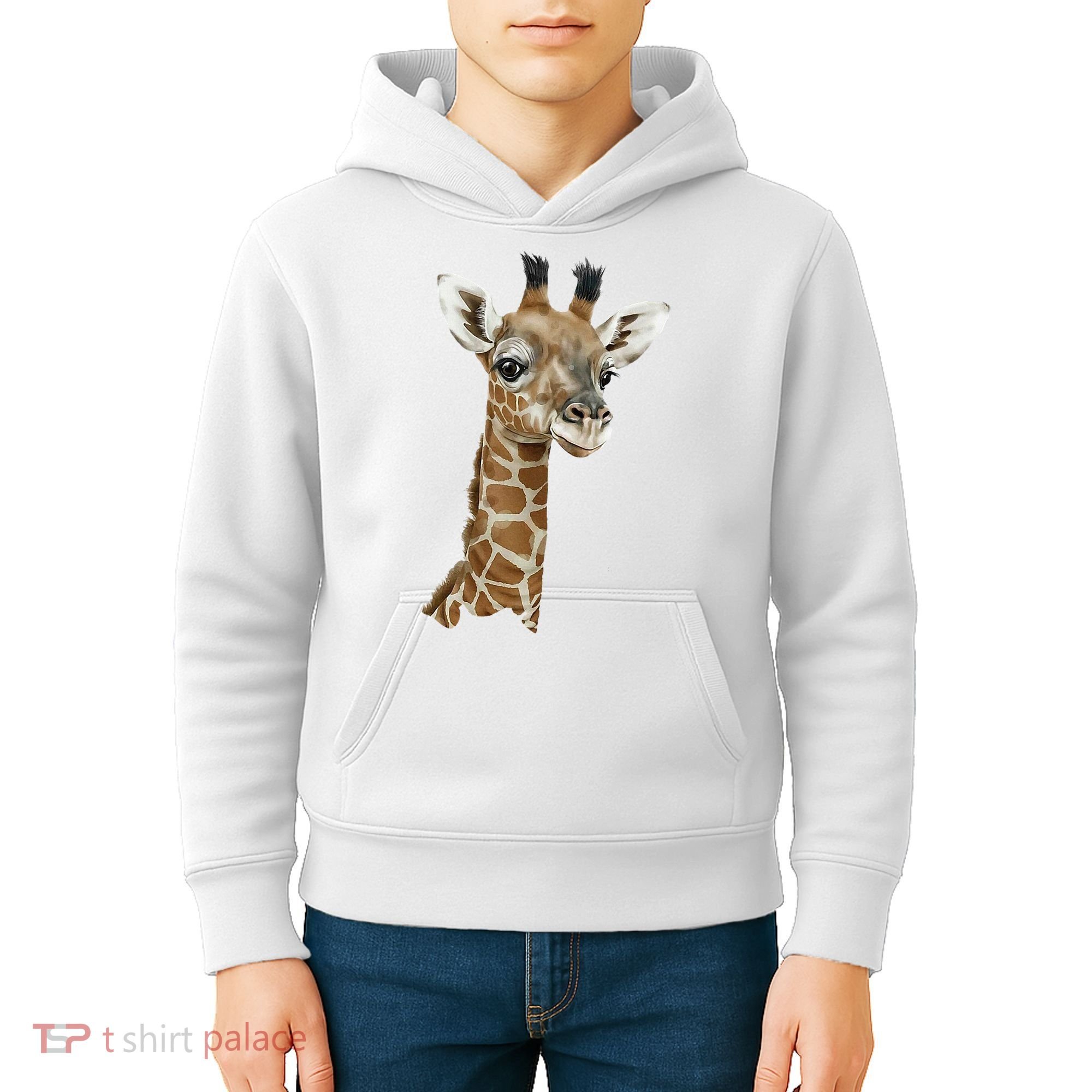 Love Giraffes Wo Giraffe Lovers Kids Hoodie