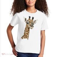 Love Giraffes Wo Giraffe Lovers Kids T-Shirt thumb 2