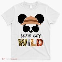 Lets Get Wild Safari Zoo Animal Kingdom Family Vacation T-Shirt thumb 0