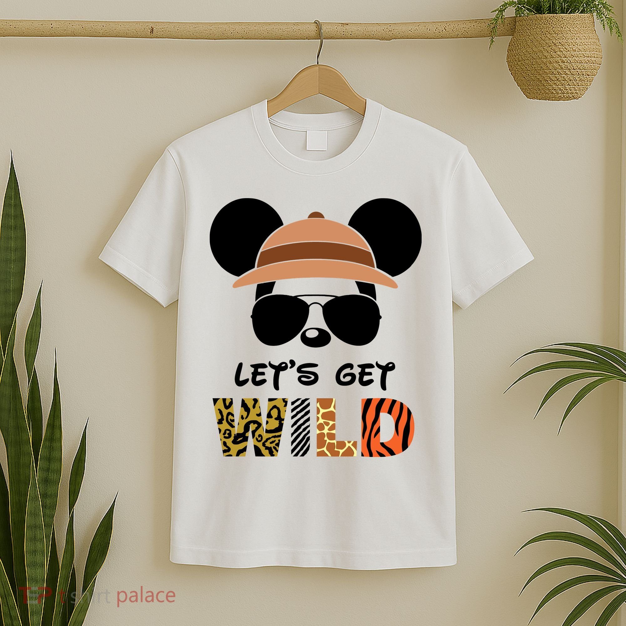 Lets Get Wild Safari Zoo Animal Kingdom Family Vacation T-Shirt