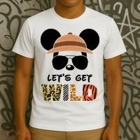 Lets Get Wild Safari Zoo Animal Kingdom Family Vacation T-Shirt thumb 3