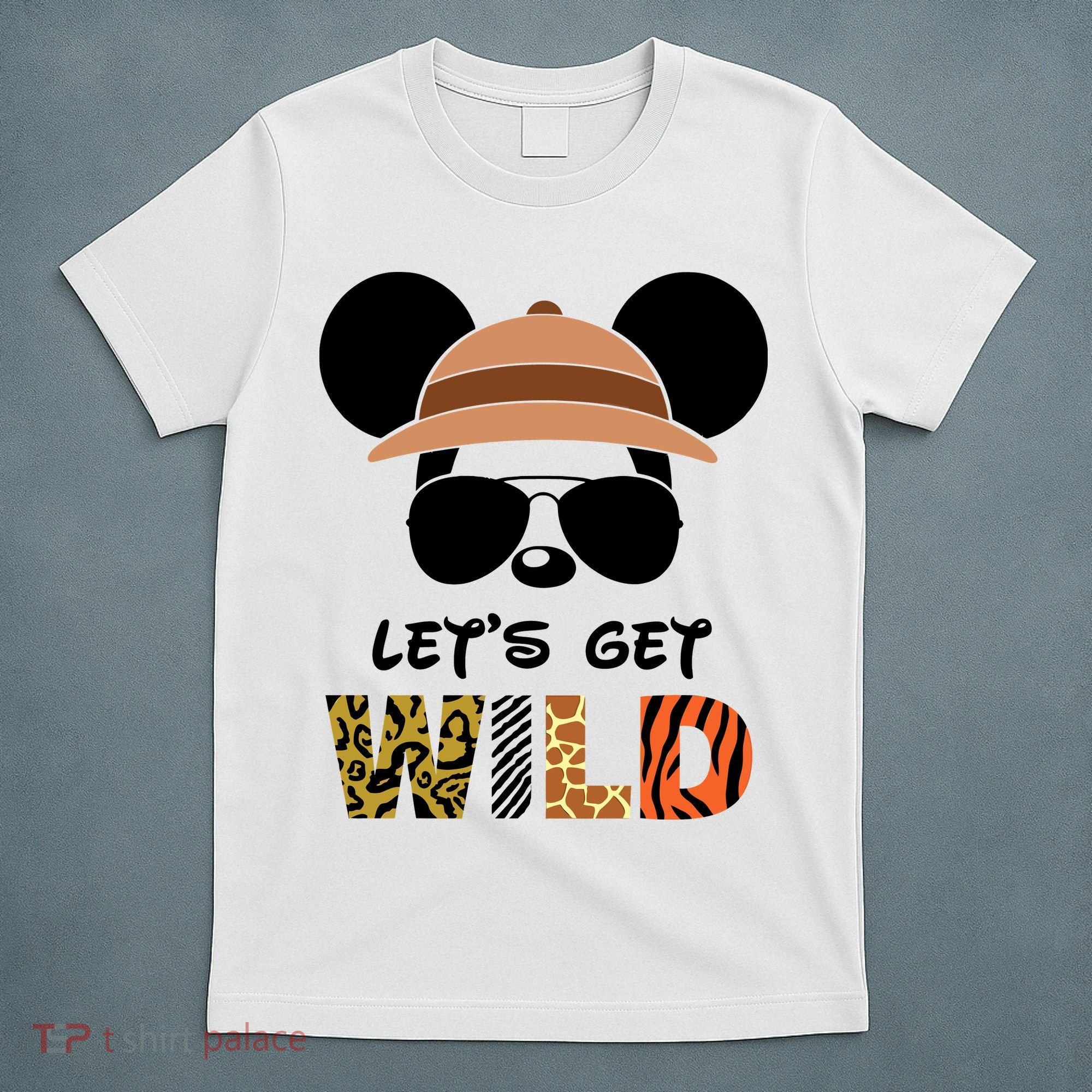 Lets Get Wild Safari Zoo Animal Kingdom Family Vacation T-Shirt