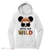 Lets Get Wild Safari Zoo Animal Kingdom Family Vacation Women's Hoodie thumb 0