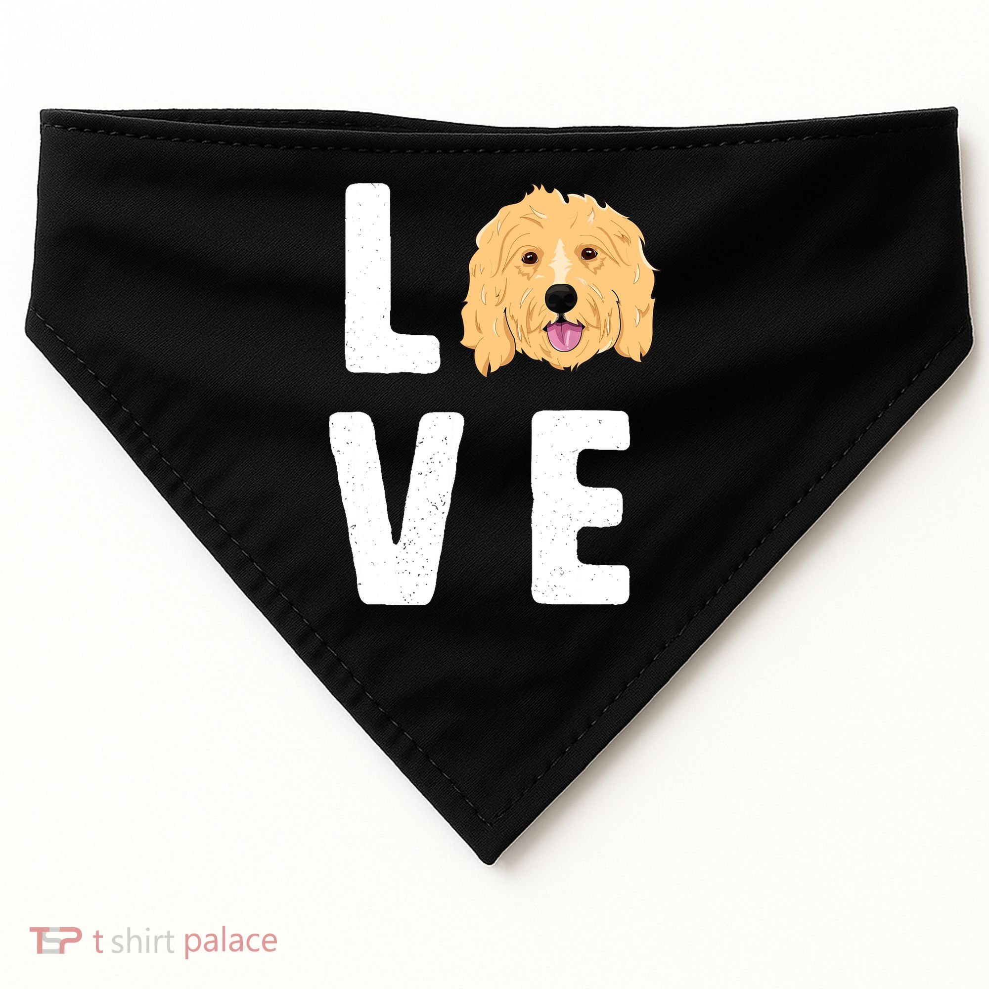 Love Goldendoodles Wo Dog Puppy Doodle USA-Made Doggie Bandana