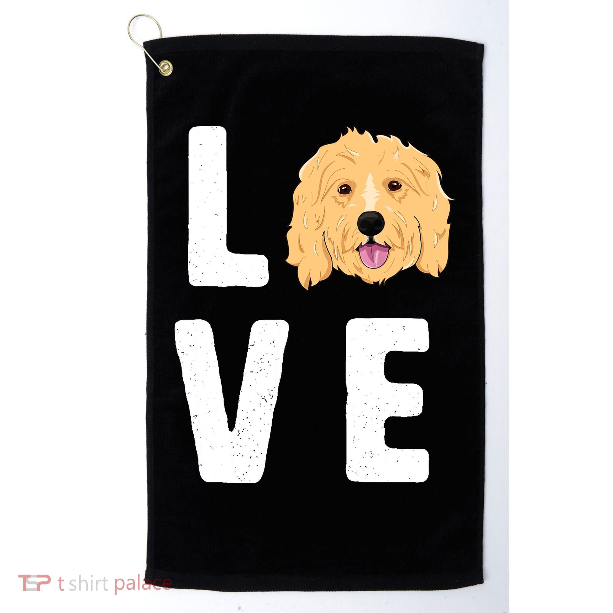 Love Goldendoodles Wo Dog Puppy Doodle Golf Towel