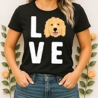 Love Goldendoodles Wo Dog Puppy Doodle Women's T-Shirt thumb 2
