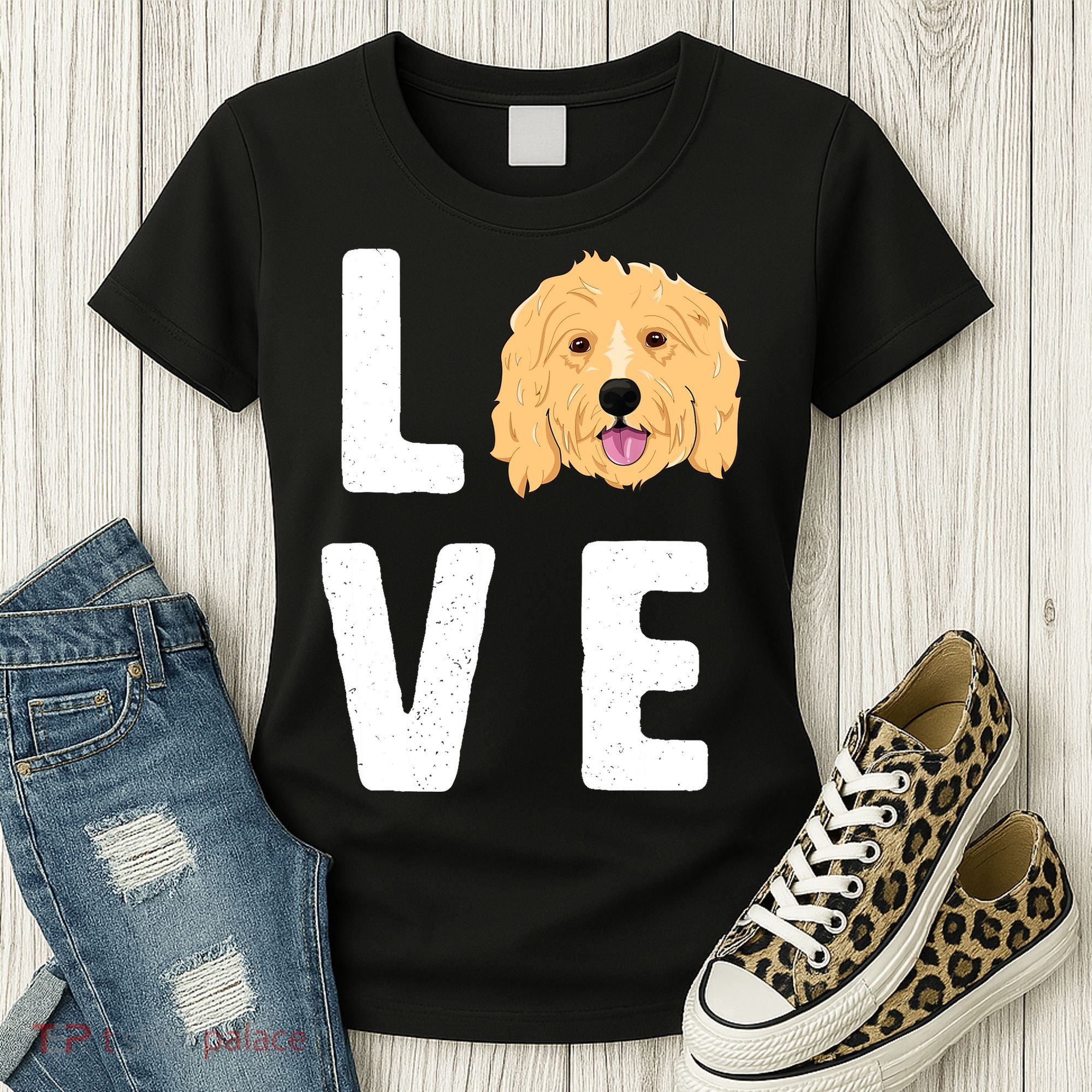 Love Goldendoodles Wo Dog Puppy Doodle Women's T-Shirt