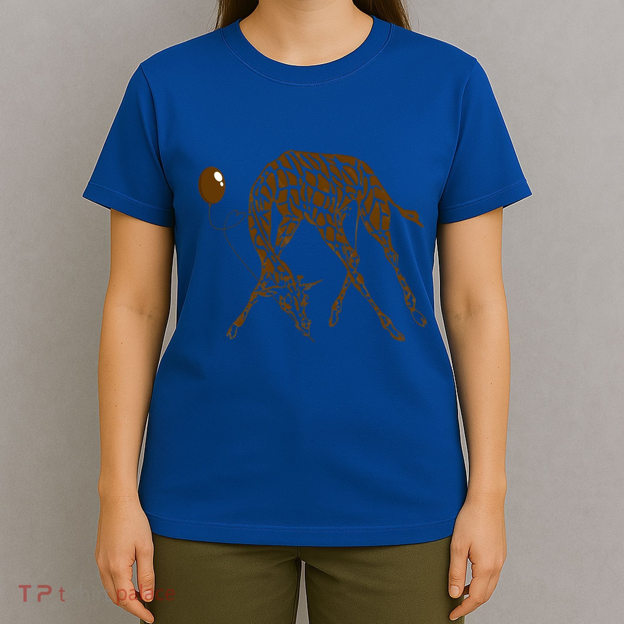 Love Giraffe Wildlife Balloon Wild Animal Gift T-Shirt