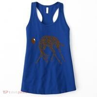 Love Giraffe Wildlife Balloon Wild Animal Gift Women's Tank Top thumb 0