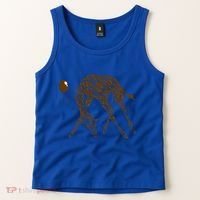 Love Giraffe Wildlife Balloon Wild Animal Gift Tank Top thumb 2