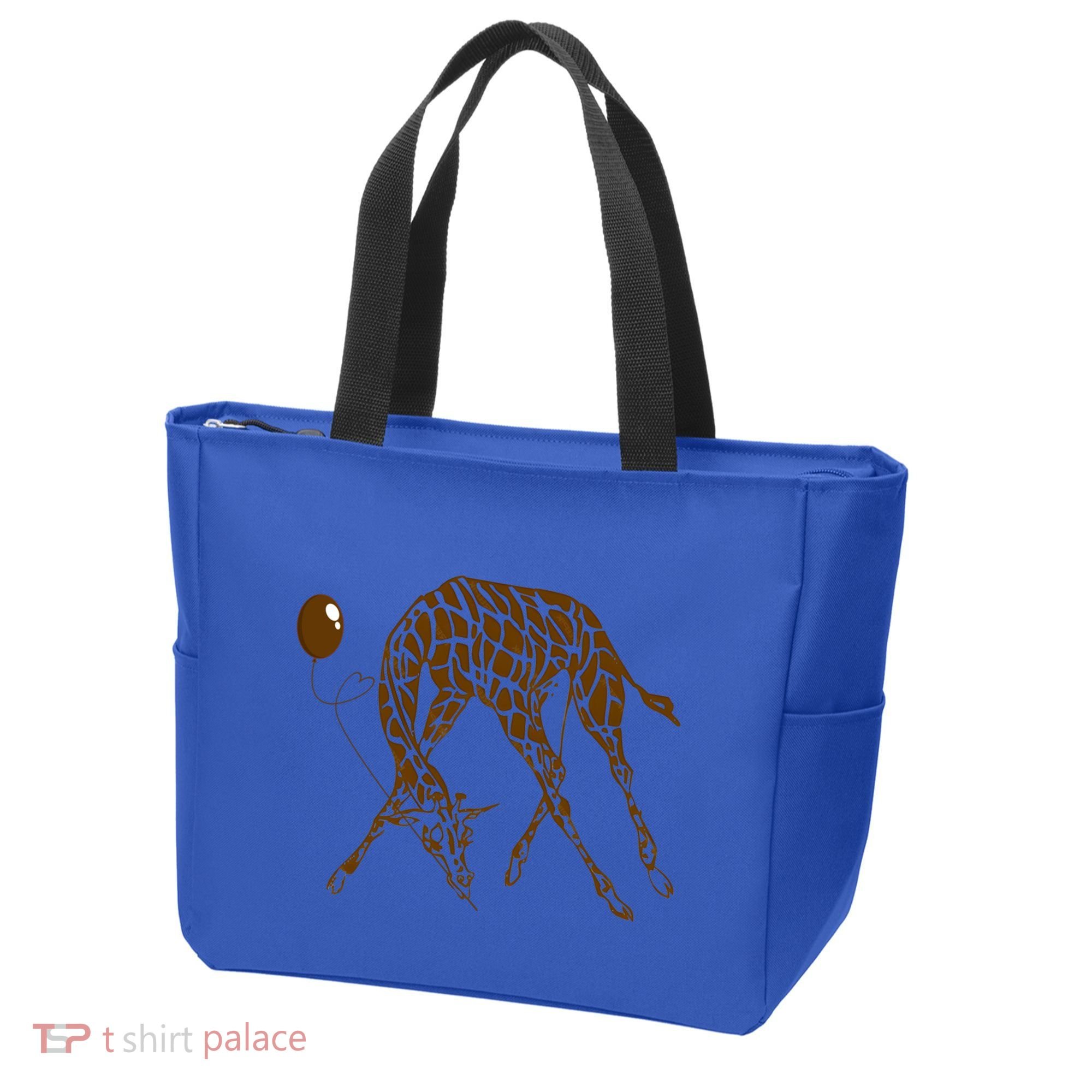 Love Giraffe Wildlife Balloon Wild Animal Gift Tote Bag