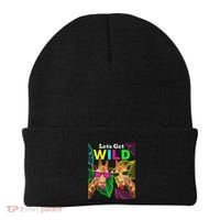 LetS Get Wild Zoo Animals Safari Party Giraffe With Glasses Beanie thumb 0