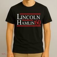 Lincoln Hamlin 60 Campaign Republican Democrat T-Shirt thumb 3