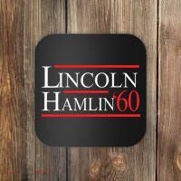 Lincoln Hamlin 60 Campaign Republican Democrat Coaster thumb 0