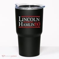Lincoln Hamlin 60 Campaign Republican Democrat Tumbler thumb 0