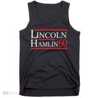 Lincoln Hamlin 60 Campaign Republican Democrat Tank Top thumb 0