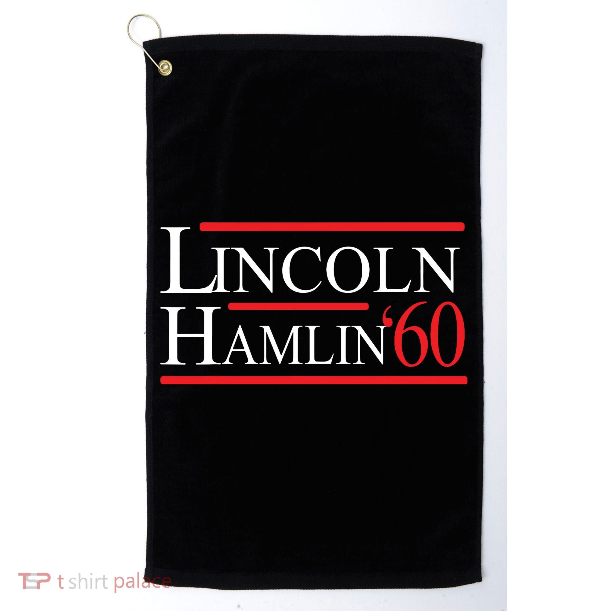 Lincoln Hamlin 60 Campaign Republican Democrat Golf Towel