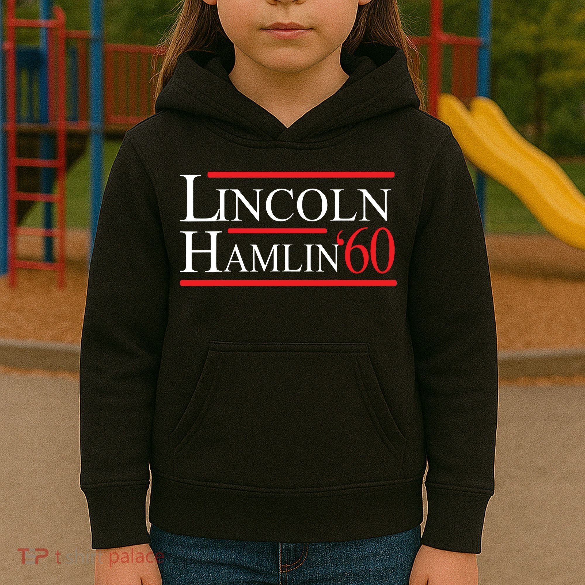 Lincoln Hamlin 60 Campaign Republican Democrat Kids Hoodie