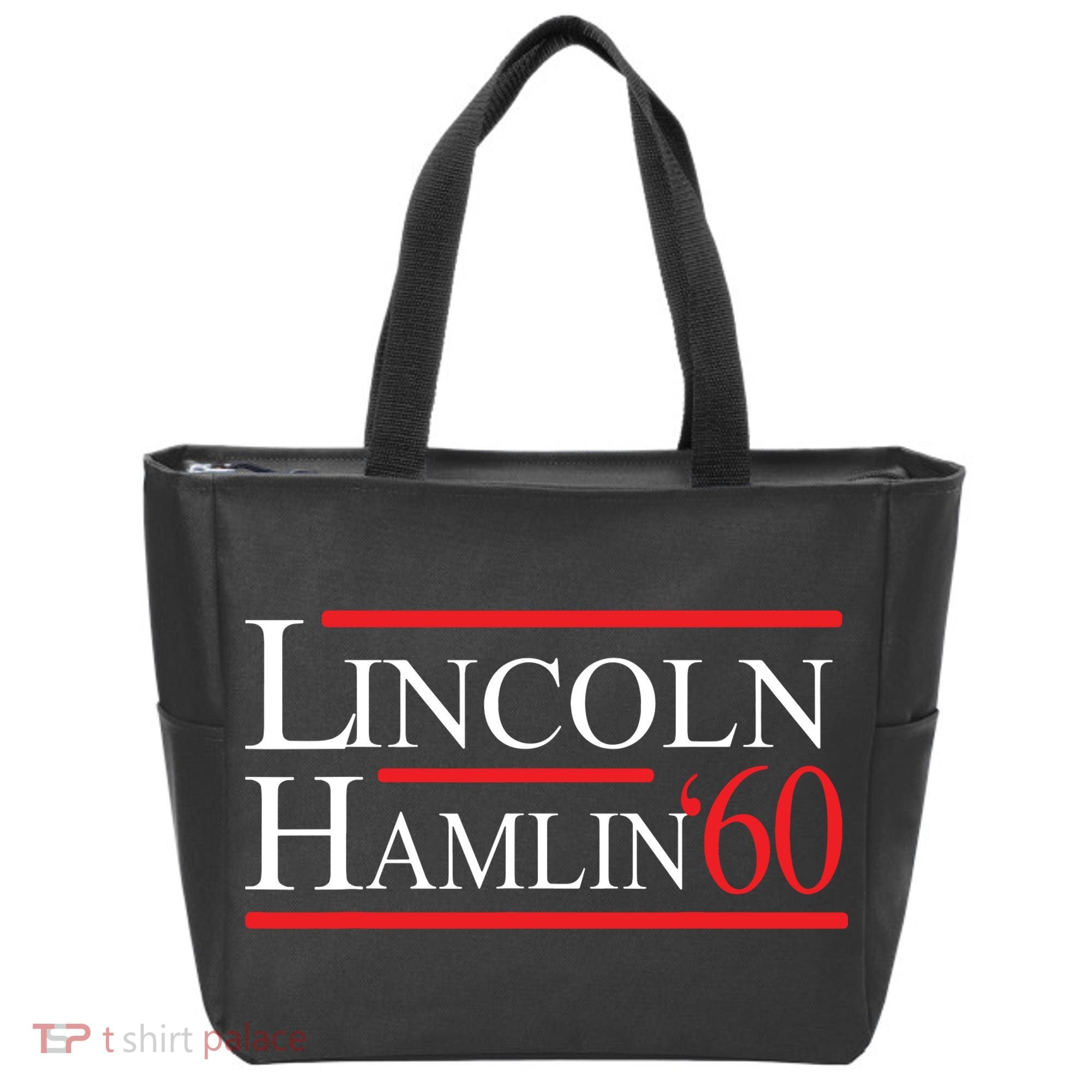 Lincoln Hamlin 60 Campaign Republican Democrat Tote Bag