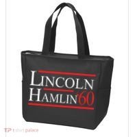 Lincoln Hamlin 60 Campaign Republican Democrat Tote Bag thumb 3