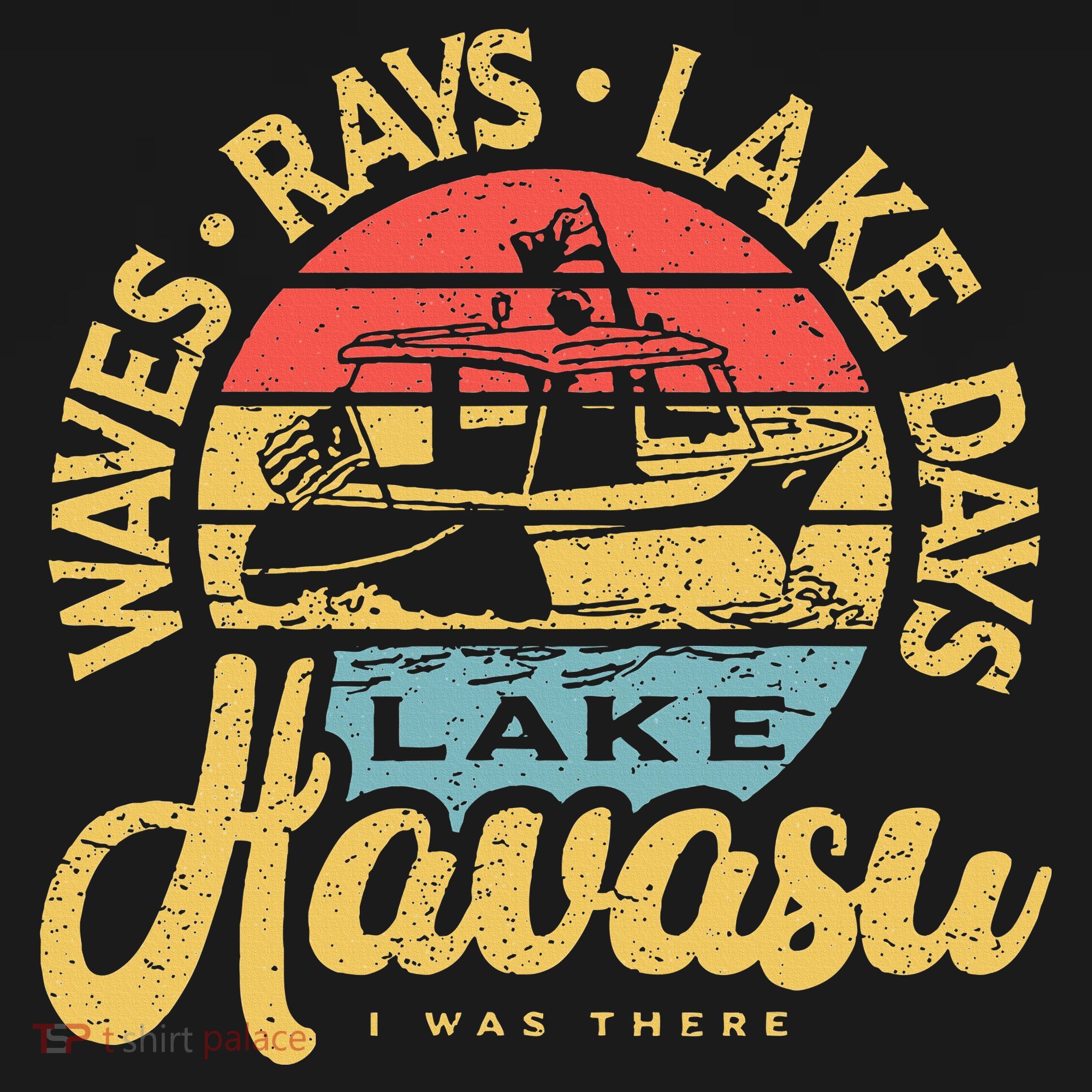 Lake Havasu Arizona Boat Sandbar Party Summer Vacation Apron