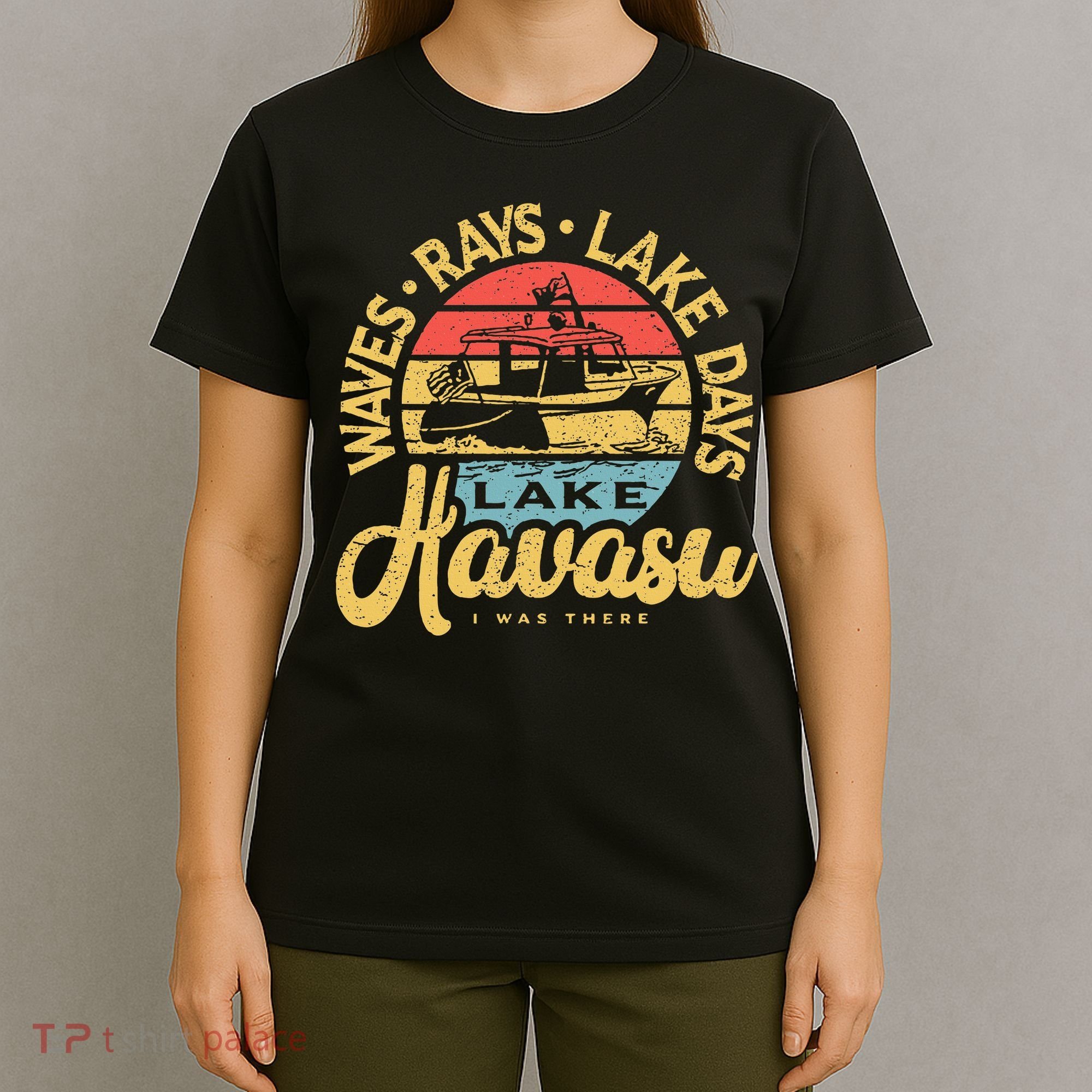 Lake Havasu Arizona Boat Sandbar Party Summer Vacation T-Shirt