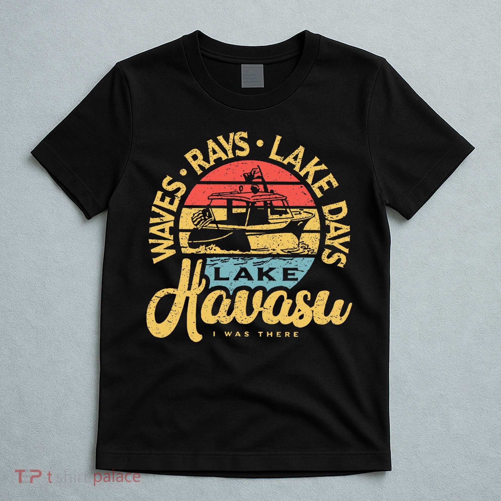 Lake Havasu Arizona Boat Sandbar Party Summer Vacation T-Shirt