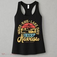 Lake Havasu Arizona Boat Sandbar Party Summer Vacation Women's Tank Top thumb 3