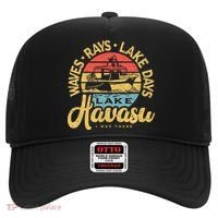 Lake Havasu Arizona Boat Sandbar Party Summer Vacation Hat thumb 0