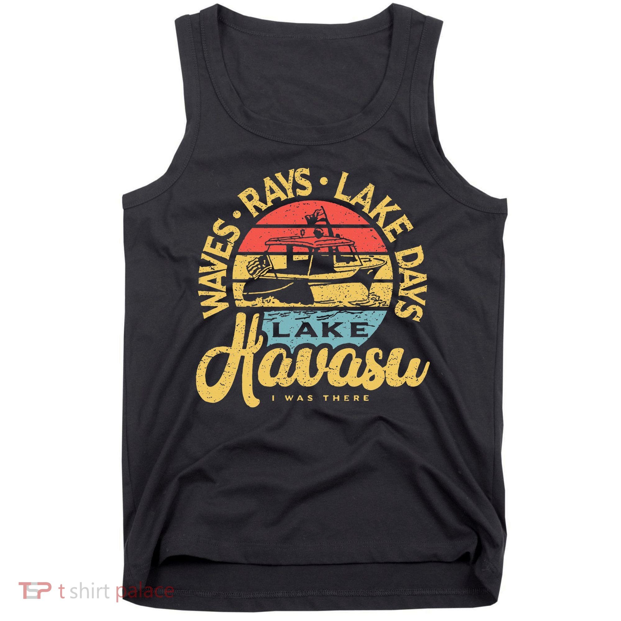 Lake Havasu Arizona Boat Sandbar Party Summer Vacation Tank Top