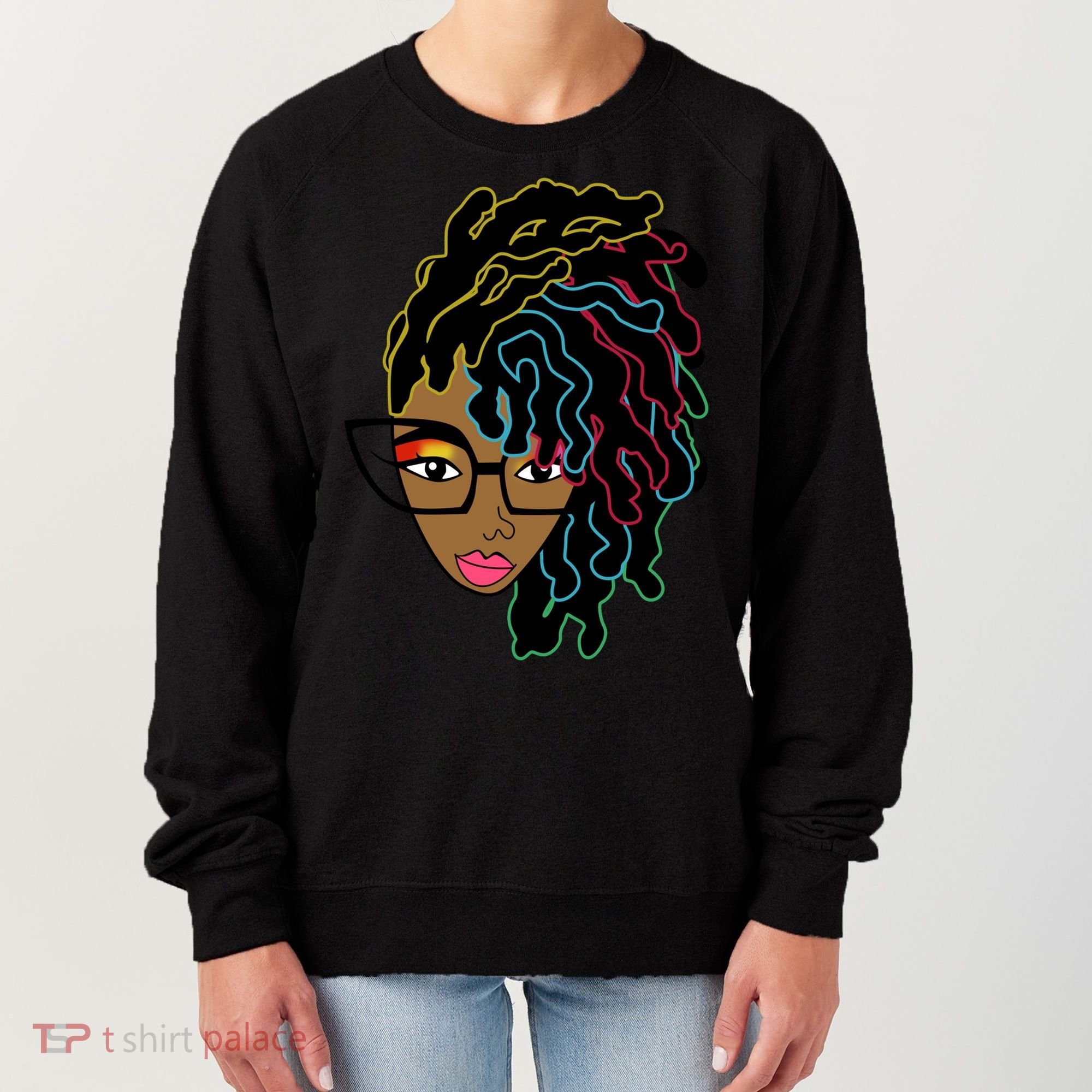 Locd Hair African American Black Pride Gift Women's Sweatshirt