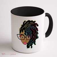 Locd Hair African American Black Pride Gift Coffee Mug thumb 1
