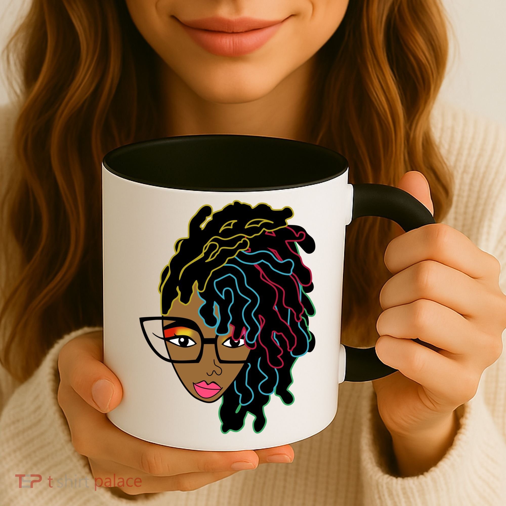 Locd Hair African American Black Pride Gift Coffee Mug