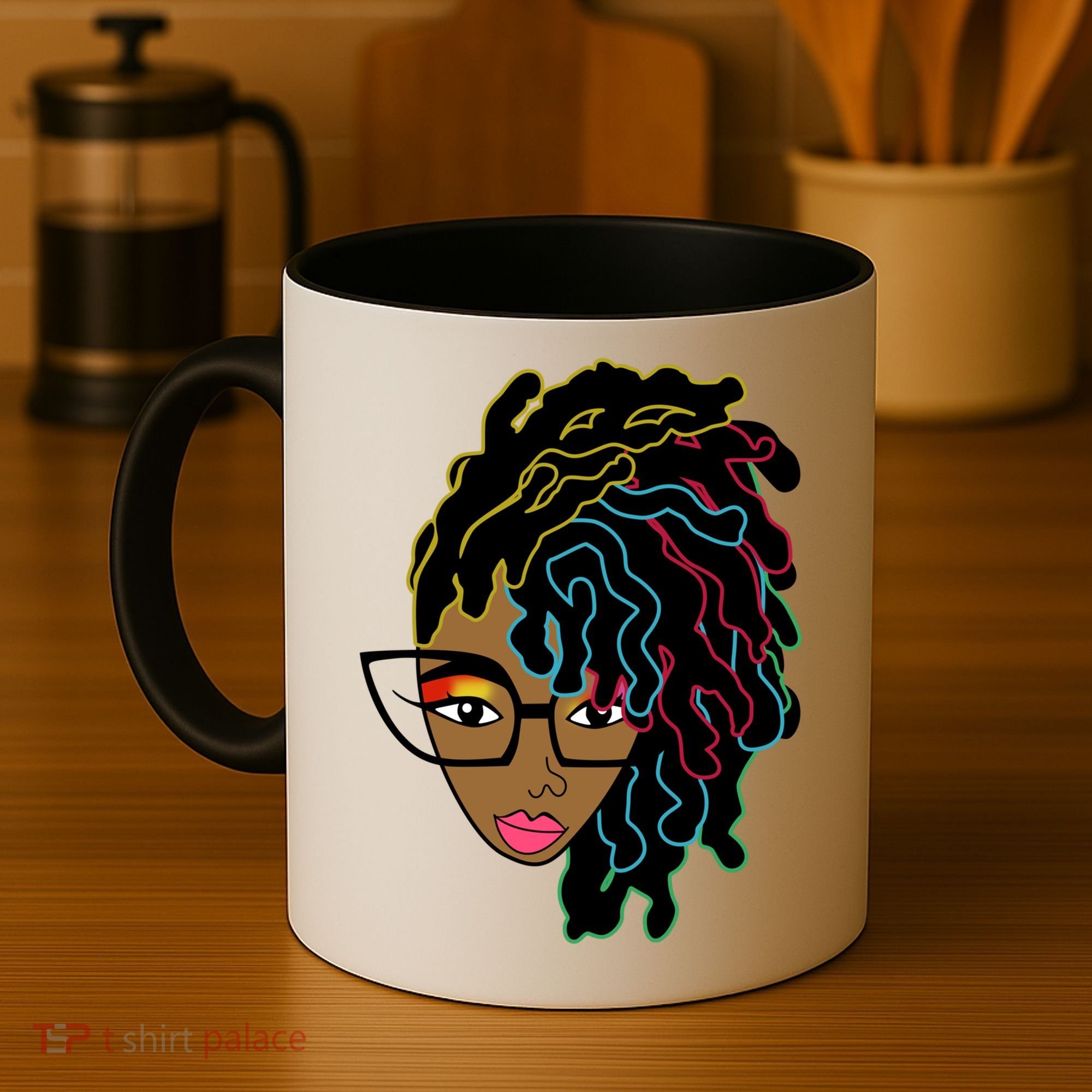Locd Hair African American Black Pride Gift Coffee Mug