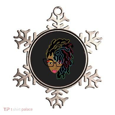 Locd Hair African American Black Pride Gift Ornament