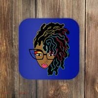 Locd Hair African American Black Pride Gift Coaster thumb 0