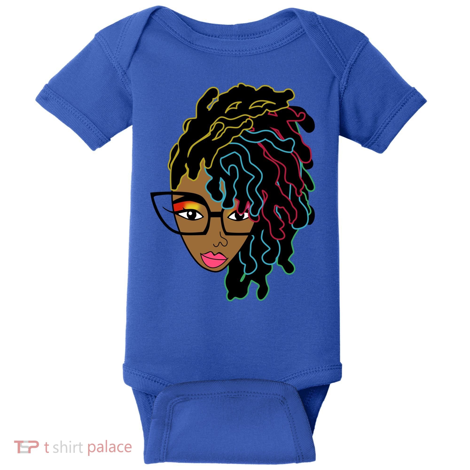 Locd Hair African American Black Pride Gift Baby Bodysuit