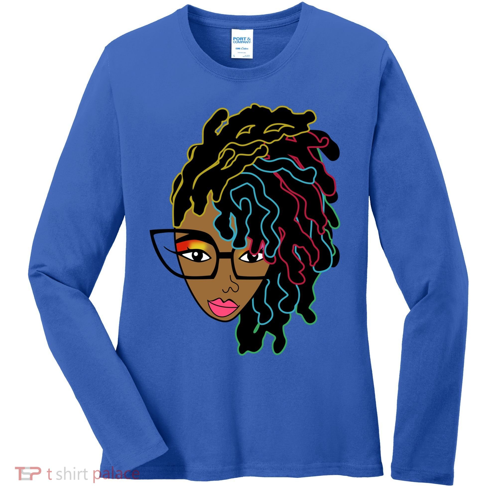 Locd Hair African American Black Pride Gift Women's Long Sleeve Shirt