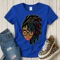 Locd Hair African American Black Pride Gift Women's T-Shirt thumb 3