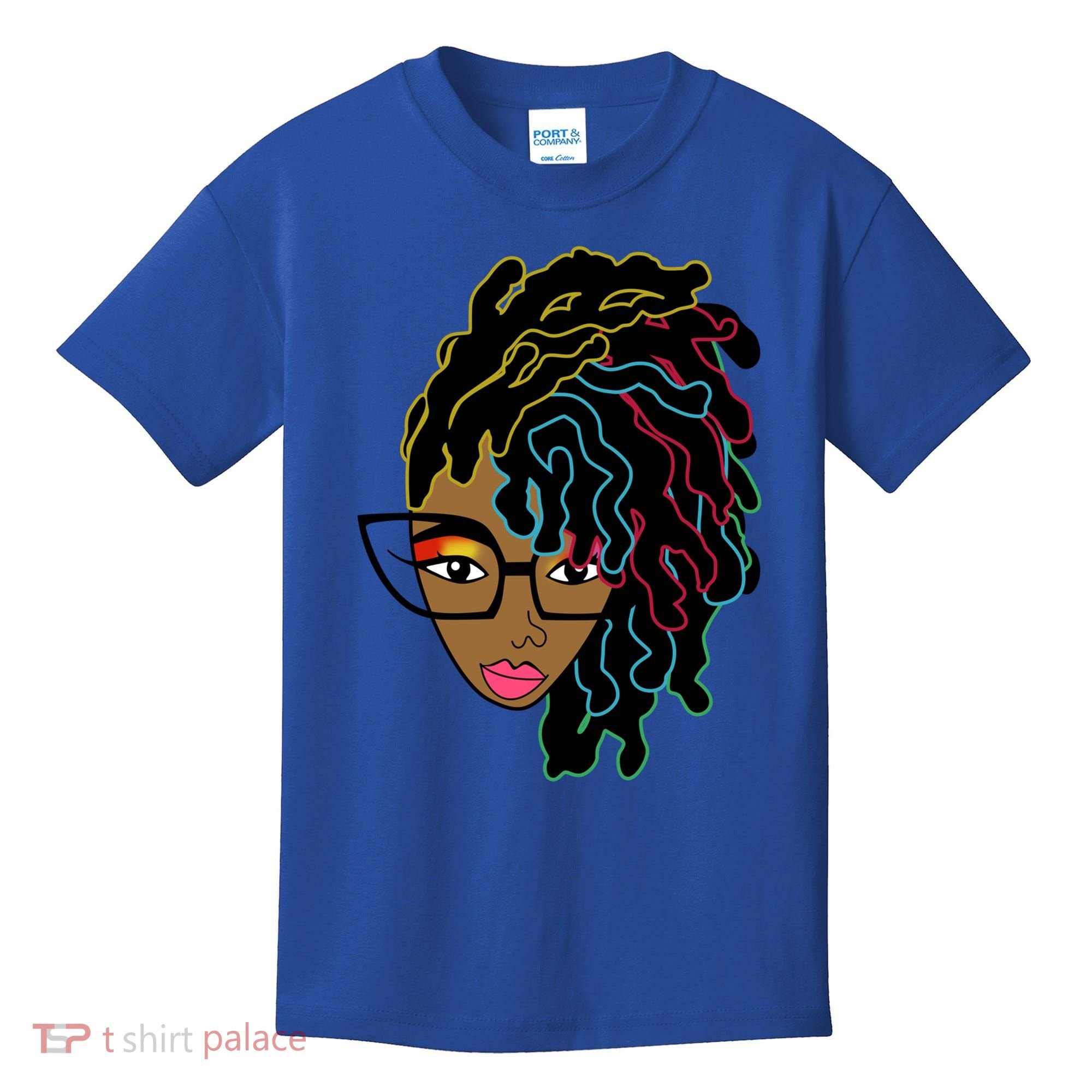 Locd Hair African American Black Pride Gift Kids T-Shirt