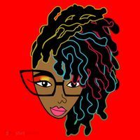 Locd Hair African American Black Pride Gift Santa Hat thumb 1