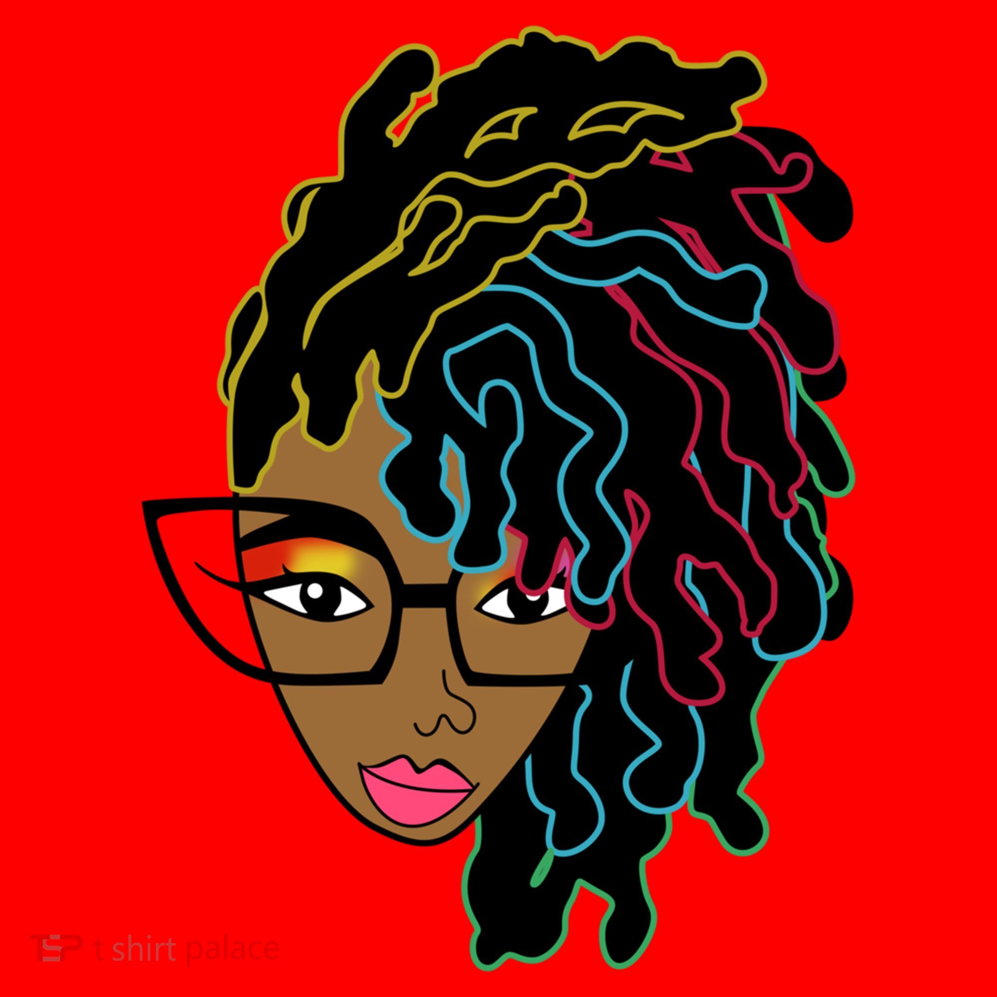 Locd Hair African American Black Pride Gift Santa Hat